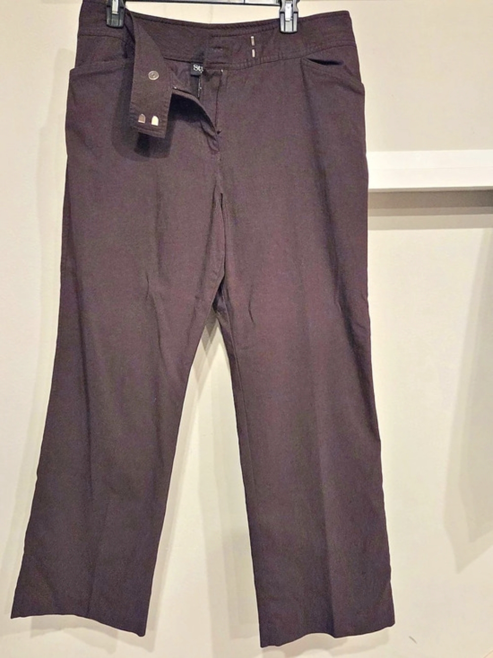Style&co. Straight Leg Pants in Brown Size 14